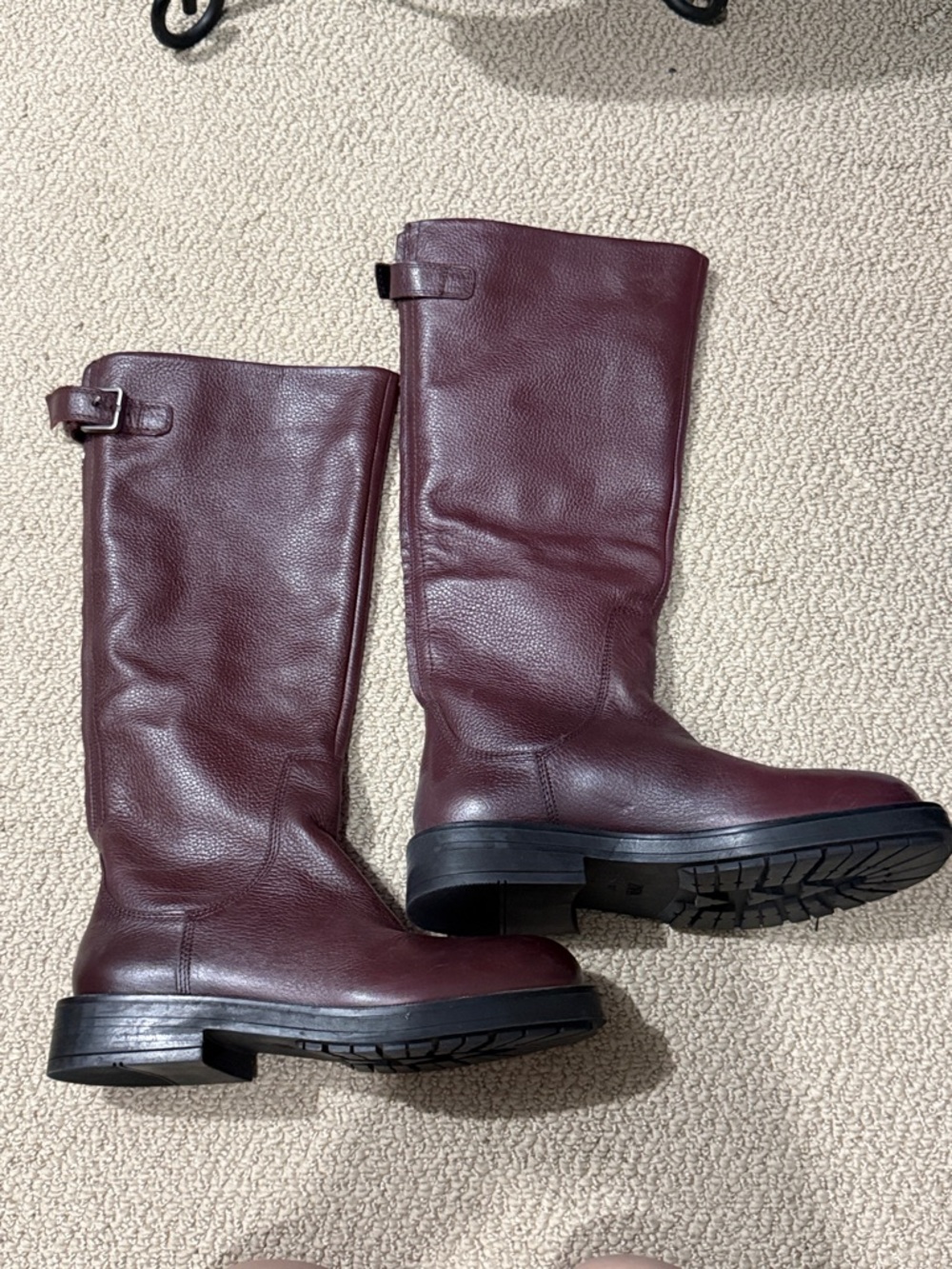 Zara Knee-High Leather Boots